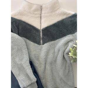 Sunset West Plush Pullover w/ 1/3 zip, Big Kids XL, Women S/M